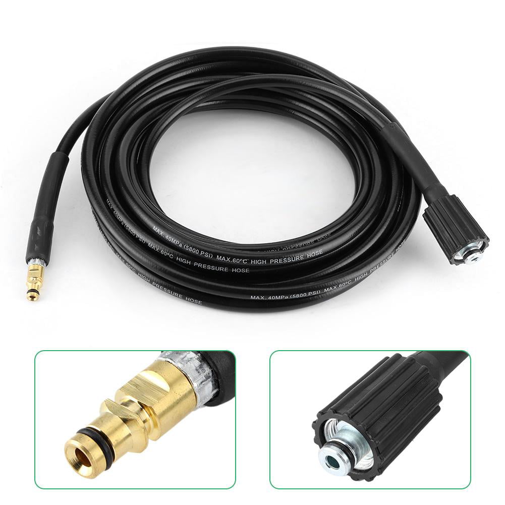 1x 1/4" Quick Connect High Pressure Washer Extension Hose 15m 5800psi Parts 