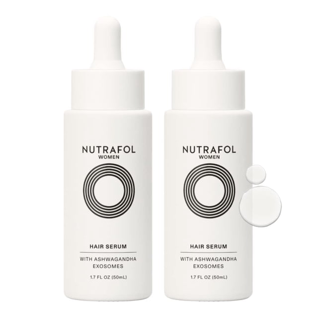 Sérum capilar Nutrafol para mujer que apoya el cabello más grueso, 50 ml x2