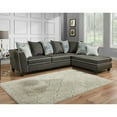 thumbnail image 1 of Chelsea Home Furniture Daryl Vivid Onyx L-shape Sectional, 1 of 2