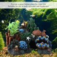 thumbnail image 2 of Colorful Artificial Resin Sea Coral Reef Decoration Cave Aquarium Fish Tank Decorations, 2 of 5