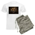 thumbnail image 6 of CafePress - Angry Tiger Breaking Through Glass Pajamas - Men's Light Loose Fit Cotton Pajama Set, 6 of 7