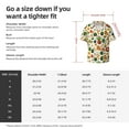 thumbnail image 7 of Fotbe Lemon Fruits Vegetables print Short Sleeve Button Down Shirts for Men Casual Summer Beach Wrinkle Free Shirt-XX-Large, 7 of 7