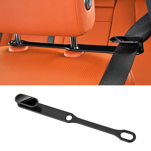 Car Seat Belt Holder Clip, Anti-rattle Fixer, Easy No-Tools Installation, Prevents Noise & Scratches, Comfortable Use, Black