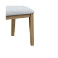 thumbnail image 4 of Delphine Set of 2 Gray Linen Fabric Dining Chair, 4 of 5