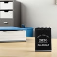 thumbnail image 3 of Mini Calendario de Escritorio 2026: Agenda Mensual Compacta con Puertas Abatibles para Escritorio 2026 - para Organizar el Hogar, la Escuela y la Oficina (Negro), 3 of 7