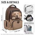 thumbnail image 4 of FKELYI Labrador Dog Paw Print Kids Backpack 17 Inch Schoolbag for Elementary Student Large Capacity School Bookbag with Multi-Pockets Travel Rucksack Casual Daypack for Boys Girls, 4 of 7
