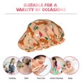 thumbnail image 6 of KLL Squirrel And Mushroom Pattern Shower Cap & Bath Cap for Women,Reversible Oversized Waterproof Shower Caps for all Hair Lengths,Elastic Reusable Bathing Hair Cap, 6 of 6