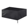 thumbnail image 1 of Housse de Poudre pour table de Billard 7 Pieds, Pliable et Imperméable, Noir, 1 of 3