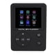 thumbnail image 1 of Reproductor de música MP3 y MP4 portátil, delgado, liviano, con pantalla a color, HiFi, reproductor de música USB con botones redondos, color negro, 1 of 13