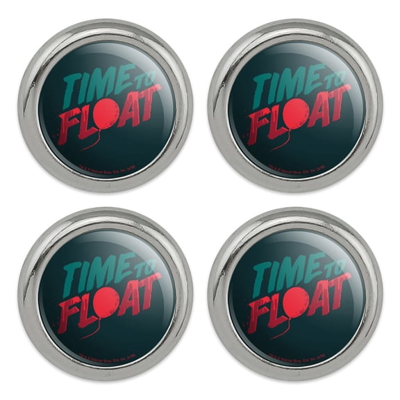 IT:Chapter 2 Time to Float Metal Craft Sewing Novelty Buttons - Set of 4