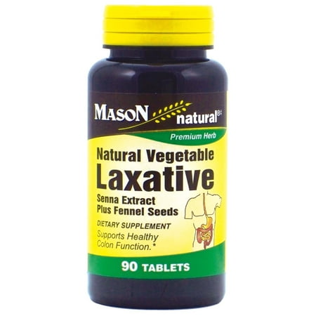 Mason Vitamins Natural Vegetable Laxative Tablets, 90