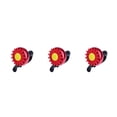 thumbnail image 2 of Destyer Bike Small Bell Cute Daisy Iron Plastic Flower Bicycle Bell Smart Decorative Red 3Set, 2 of 6