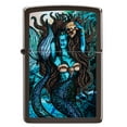thumbnail image 2 of Zippo Siren Design Brown Pocket Lighter, 2 of 7
