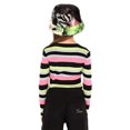 thumbnail image 3 of Guess MULTI Big Girls Soft Knit Lurex Stripped Sweater, US 12, 3 of 4