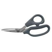 Clauss Titanium Ultraflex Shear Scissors, 7", Bent, Gardening, Gray, 1-Count