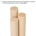 thumbnail image 3 of Unique Bargains 1-1/5 x 4 Inch Dowel Rods Wood Sticks Unfinished Wooden Dowel Rods Round Dowels Sticks 10 Pcs, 3 of 6