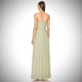 thumbnail image 3 of Elegant Strapless Pleated Maxi Dress In Soft Sage Green For Evening Or Formal Occasions, 3 of 8
