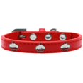thumbnail image 1 of Red Cupcake Widget Dog Collar Red Size 14, 1 of 1