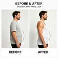 thumbnail image 6 of Mens Compression Shirt Tank Top Body Shaper Slimming Tummy Control Vest Chest Support Shaping Undershirt for Workout Daily Wear, 6 of 6