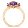 thumbnail image 4 of Everly Women's Amethyst and Topaz 10k Rose Gold Ring, 4 of 7
