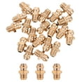 thumbnail image 1 of Phenofice Ensemble de Raccords Droits 25 Pcs pour Accessoires d'Excavatrice Usage Industriel Laiton, 1 of 5