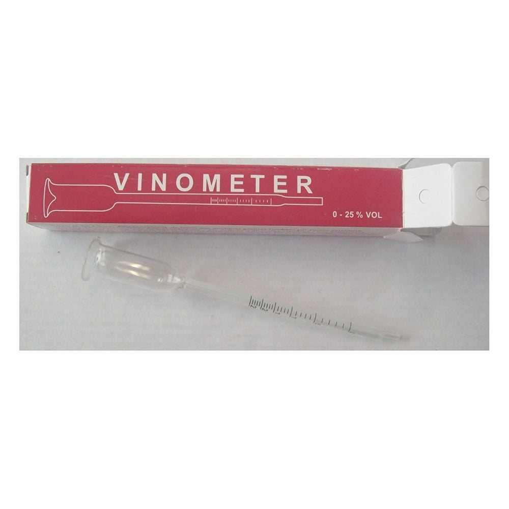 Youngs Brew Home Brewing Vinometer 0 25% Vol Glass Vinometer - Walmart ...