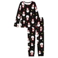 thumbnail image 2 of Renewold Family Matching Christmas Holiday Pajama Sets Cute Snowman 2 Pieces Walking/Jogger Stylish Men's PJ Outdoor/Indoor Sweatshirt Loungewear Size 6XL, 2 of 5