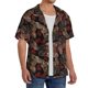 thumbnail image 2 of Fotbe Hearts and French Bulldog Camisa Estampada de Manga Corta para Hombre, Casual de Verano, Estilo Playero, Sin Arrugas-3X-Large, 2 of 5