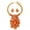 Orange, variant on African Jewelry Sets Statement Big Crystal Pendent Necklace Earrings Set For Women Handmade Bib Collar Costume Tribal Fashion Accessories