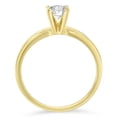 thumbnail image 2 of 14k Yellow Gold 1.01ct TDW Round-cut GIA Certified Diamond Solitaire Engagement Ring (G,SI1), 2 of 7