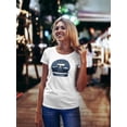 thumbnail image 2 of Telescope In A Starry Night Logo T-Shirt Women -Image by Shutterstock, Female Large, 2 of 4