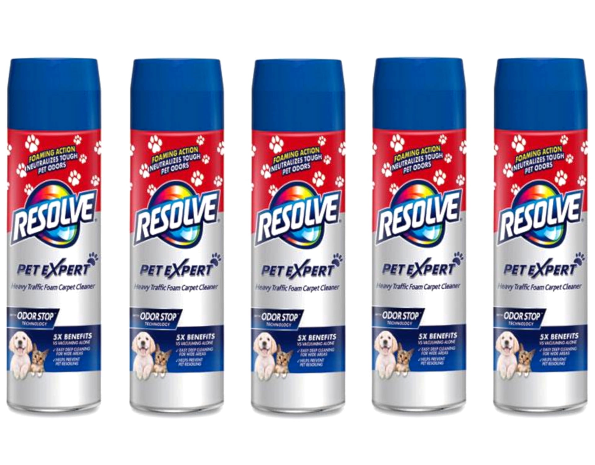 Resolve Pet Expert Heavy Traffic Foam Carpet Cleaner Spray, 22oz