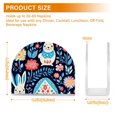 thumbnail image 3 of Easter Eggs Rabbits Flowers Leaves Napkin Holder for Table Clear Napkin Stand Paper Holder Acrylic Organizer Dispenser Napkins for Dinner Kitchen Restaurant Room, 3 of 8
