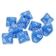 thumbnail image 3 of 10 dados poliédricos para juegos de rol, fiestas, juegos de azar, regalo para amantes de los juegos de azar. Azul, 3 of 8