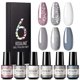 thumbnail image 1 of ROSALIND 7ML 4/6 Uds. Juego de esmaltes de uñas en Gel, juegos de uñas con purpurina para manicura, juego de esmaltes de uñas semipermanentes UV coloridos para Maincure Tan Jianjun unisex, 1 of 2