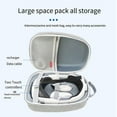 thumbnail image 5 of Hard EVA Storage Bag for Meta Quest3 VR Headset Case Grey, 5 of 5