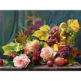 thumbnail image 3 of Kopania, Zbigniew 14x12 Black Modern Framed Museum Art Print Titled - Roses and Grapes, 3 of 5
