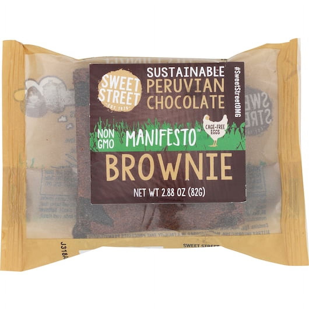 Sweet Street Individually Wrapped Peruvian Chocolate Manifesto Brownie (8 Count)