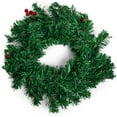 thumbnail image 5 of Christmas Wreath for Front Door, Indoor Outdoor Holiday Decorations (12 in), 5 of 6