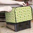 thumbnail image 6 of KLL Green Pears1 Print 4 Slice Toaster Dust Covers Kitchen Small Appliance Cover with 2 Pockets,Can hold Jam Spreader Knife & Toaster Tongs (12.4 x 10.6 x 8.2), 6 of 6