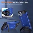 thumbnail image 5 of Decase for iPhone 15 2023 with Hidden Kickstand Case,Drop Proof Hybrid Shockproof Rugged TPU Bumper Hard PC Back Cover Anti-Scratch Case for iPhone 15,Darkblue, 5 of 8