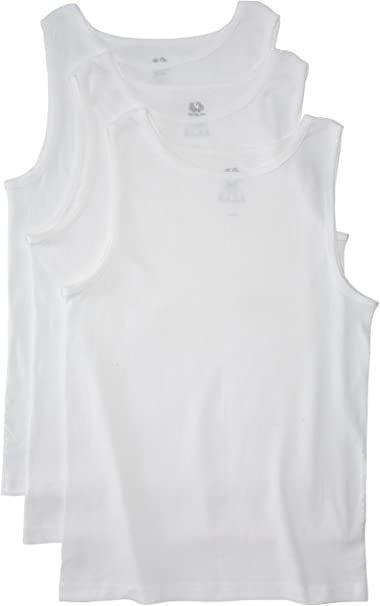 Rene Rofe Girls White Undershirt Tank Tops 3 Pack