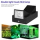 thumbnail image 5 of Lámpara De Pared Led De 6 W Hacia Arriba Y Hacia Abajo, Luz Nocturna, Doble Cabezal Para Ktv Bar, Dormitorio, Sala De Estar, Restaurante (Ac85-265V) Scienceny HA024575-04, 5 of 7