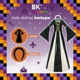 thumbnail image 2 of Disfraz de Halloween Princesa Reina Queen Premium de tela Bk Disfraces  Adulto 12+ Talla Extra Grande, 2 of 9