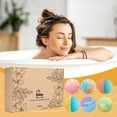 thumbnail image 5 of 2026 Handmade Bath Bomb Set,Colorful Fizz Balls with Hidden Ocean Figurines, 5 of 10