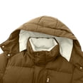 thumbnail image 5 of Xdegoge Mens Heavyweight Puffer Jacket Hooded Winter Coat Thick Quilted Outerwear Windproof Parka with Pockets for Cold Weather Snow Snowboard Ski, 5 of 9