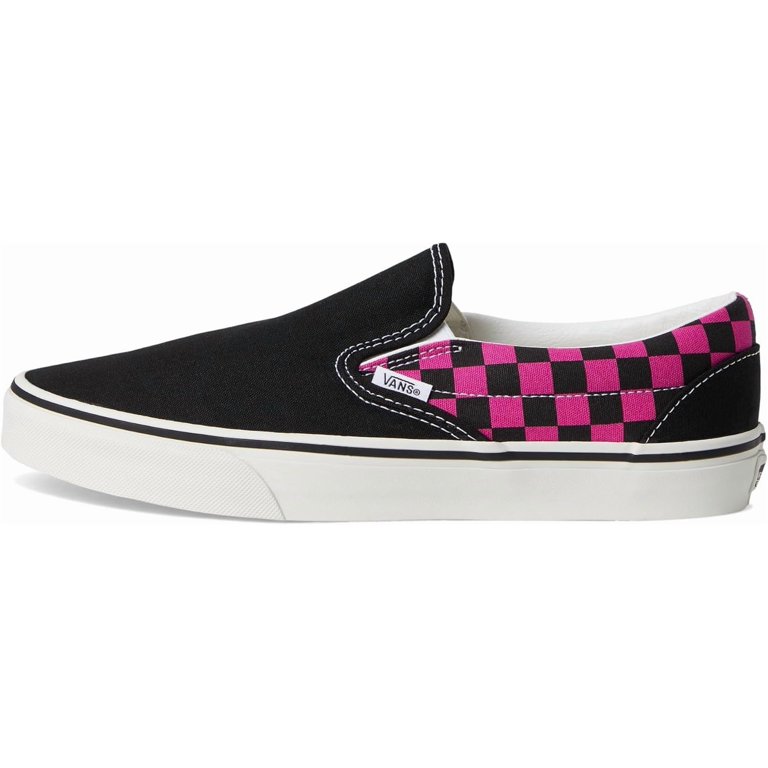 Vans Classic Slip-On Pop Check Raspberry Rose Black Pink Men’s 11.5 Women’s 13 Shop Vans Classic Slip-On Shoes In Pop Check Raspberry Rose  main image 3