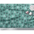 thumbnail image 3 of Soimoi Poly Georgette Fabric Triangle Block Print Fabric by Yard 42 Inch Wide, 3 of 3