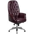 thumbnail image 3 of High Back Traditional Tufted Leather Multifunction Executive Swivel Chair with Arms, 3 of 4