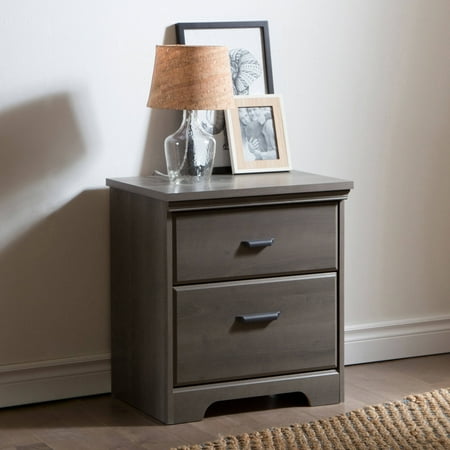 South Shore Versa 2-Drawer Nightstand, Multiple Colors 